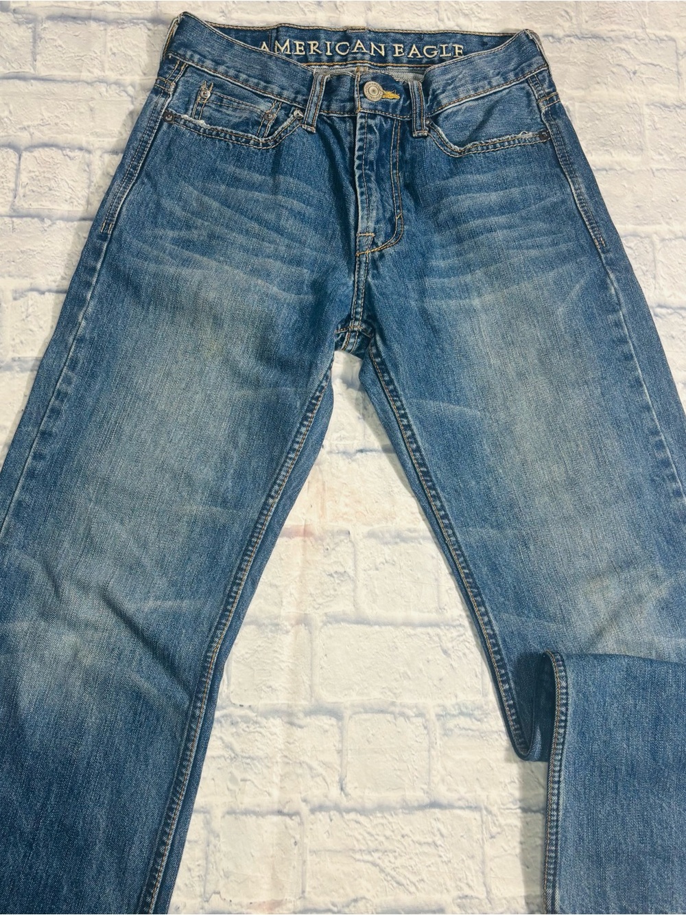 American Eagle Men’s Bootcut 26/28 Medium Wash Jeans 100% Cotton